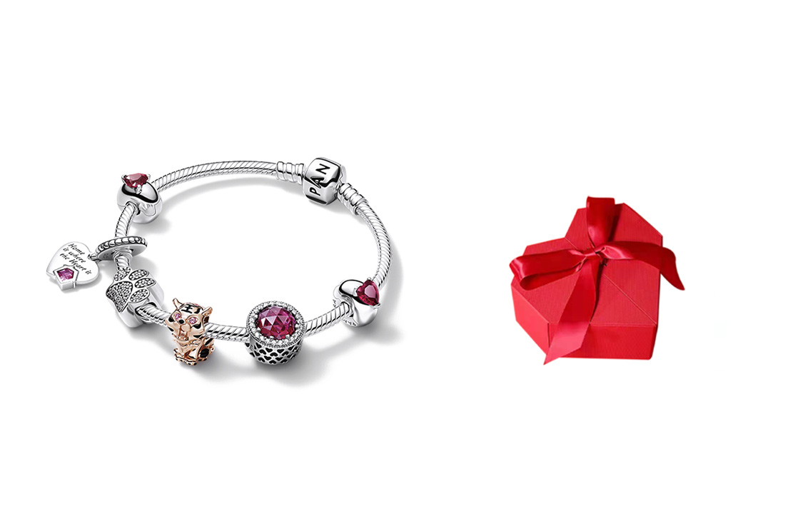 (Women) Pandora Tiger Striped Bracelet for Women. ZT2189