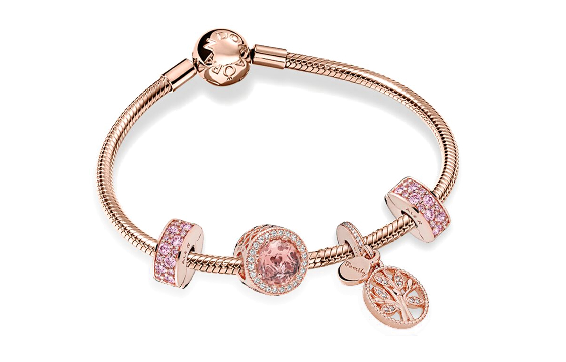 Order (W) パンドラ タイムレス レガシー スネークチェーン ブレスレットセット レディース用 ZT0597