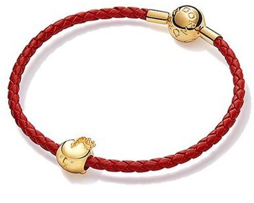 (W) 潘多拉兔年编织皮革手链女士款 zt2583 5