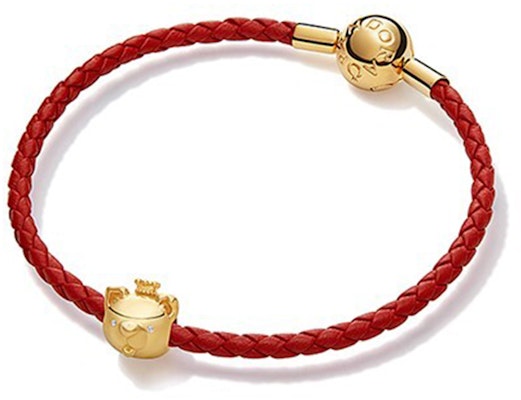 (W) 潘多拉兔年编织皮革手链女士款 zt2583 13