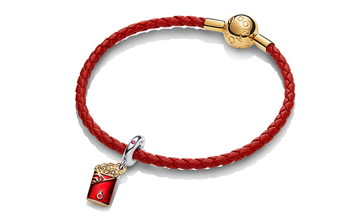 Shop (W) 潘多拉兔年编织皮革手链女士款 zt2583