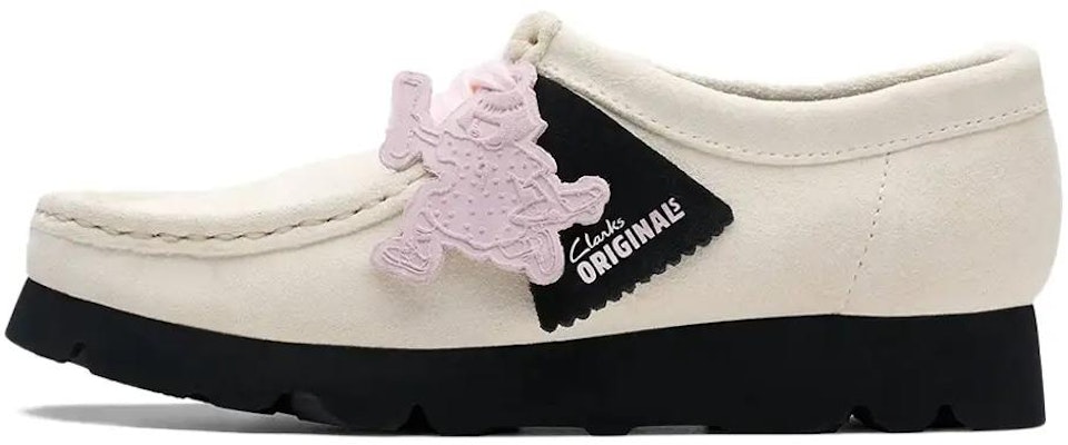 (Women) PaperGirl x Clarks Wallabee 'White Black' 261-78046 Buy (Women) PaperGirl x Clarks Wallabee 'White Black' 261-78046