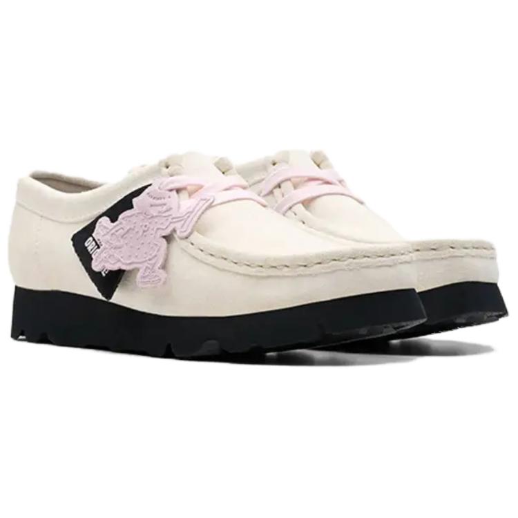 Order (Women) PaperGirl x Clarks Wallabee 'White Black' 261-78046