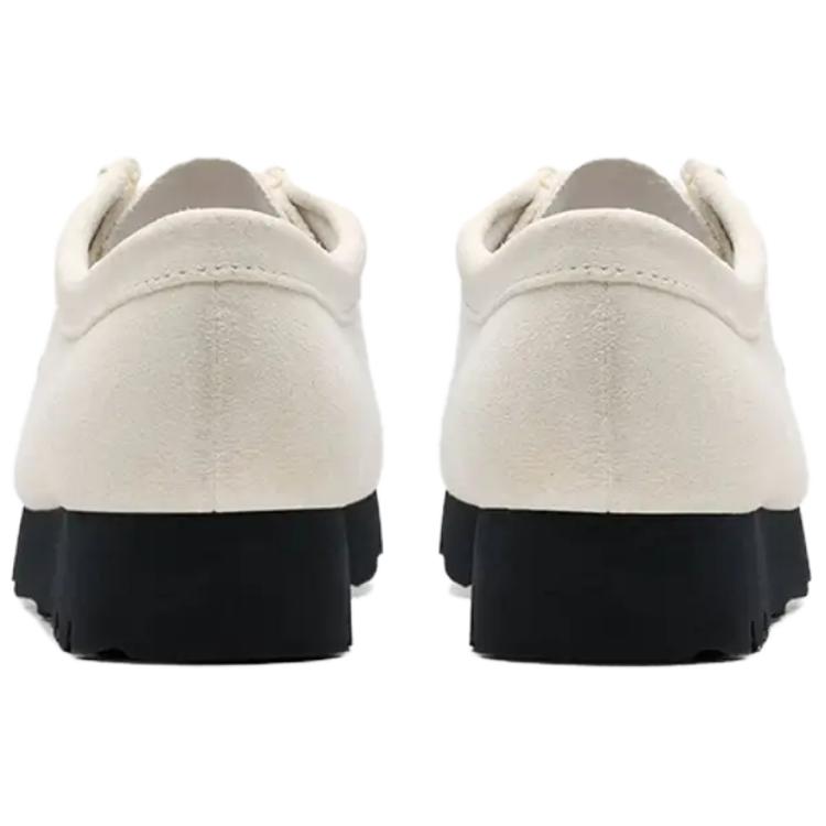 Shop (Women) PaperGirl x Clarks Wallabee 'White Black' 261-78046