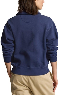 (W) Sweatshirt Separuh Zip Wanita Polo Ralph Lauren Team USA Paris Olympics Biru. 200938517 Lookbook (W) Sweatshirt Separuh Zip Wanita Polo Ralph Lauren Team USA Paris Olympics Biru. 200938517