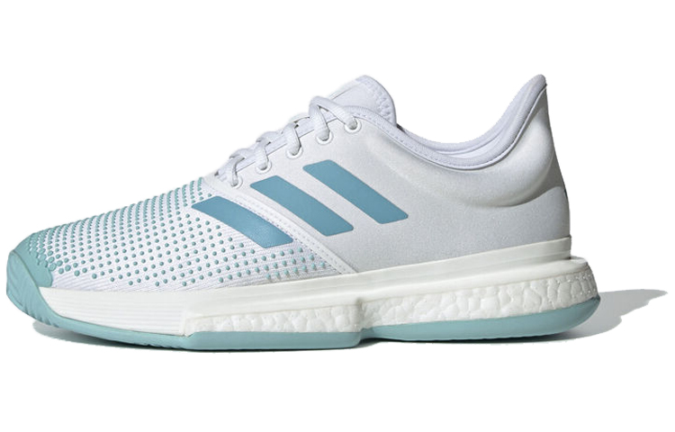 (Women) Parley x adidas SoleCourt Boost 'White Blue' G26301
