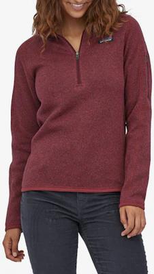 (Women) Patagonia Better Sweater Heathered Half-Zip Pullover Sweater. 25618 14