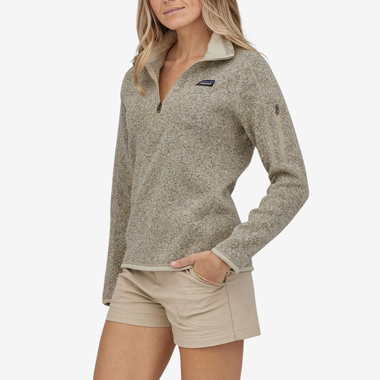 Shop (Women) Patagonia  Better Sweater Heathered Half-Zip Pullover Sweater. 25618