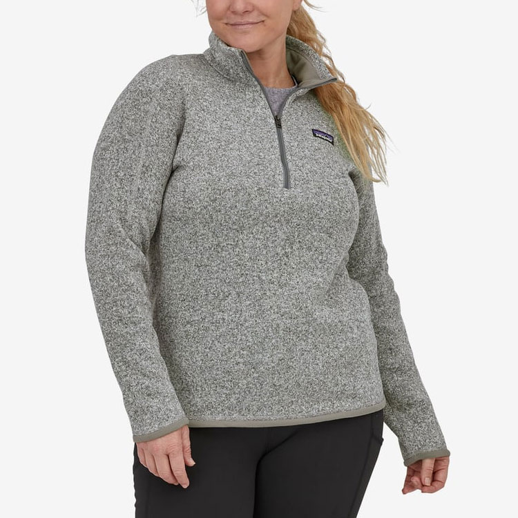 Details for (Women) Patagonia  Better Sweater Heathered Half-Zip Pullover Sweater. 25618