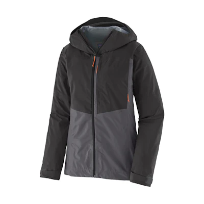 (Women) Patagonia Boulder Fork Colorblock Waterproof Hooded Long Sleeve Jacket. 85160