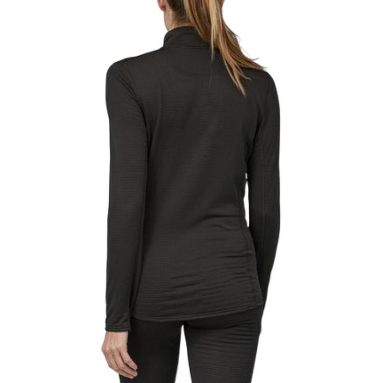 Purchase (W) Patagonia Camiseta Térmica Negra Ajustada de Manga Larga Base Capa. 43662