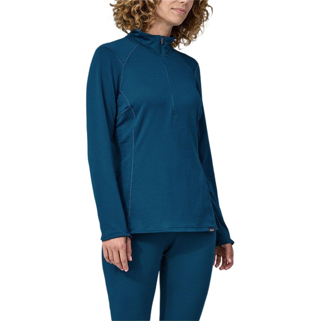 Sizing (W) Patagonia Camiseta Térmica Negra Ajustada de Manga Larga Base Capa. 43662