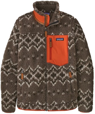 (W) Chaqueta Polar Patagonia Classic Retro-X - Abrigo Cálido con Cuello Alto Colorblock 23074 1