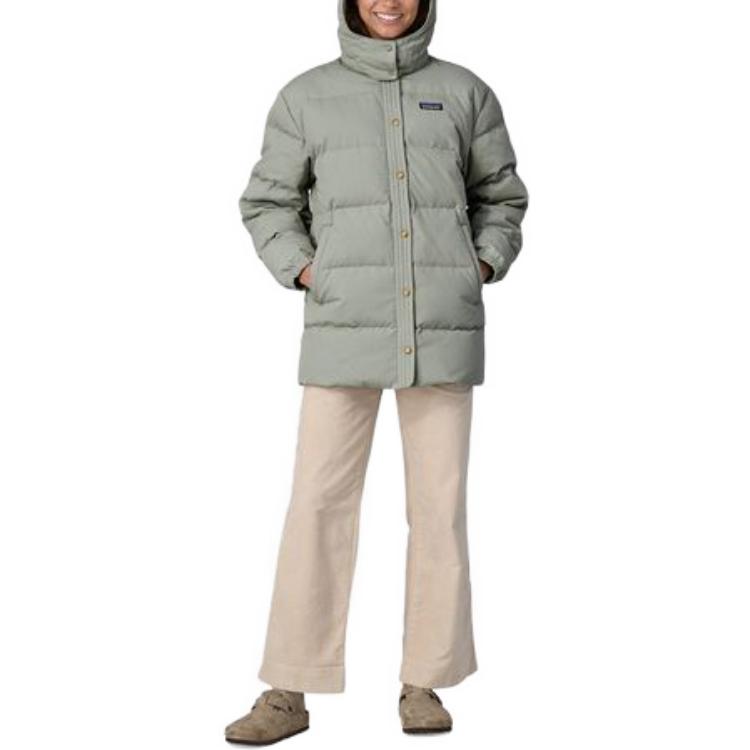 Lookbook (W) 巴塔哥尼亞 棉羽絨連帽外套 長袖印花經典標誌款式外套 26850