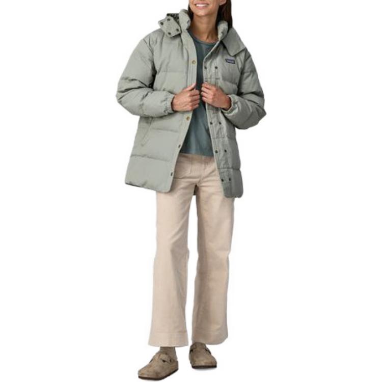 Shop (W) 巴塔哥尼亞 棉羽絨連帽外套 長袖印花經典標誌款式外套 26850