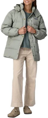 (W) 巴塔哥尼亞 棉羽絨連帽外套 長袖印花經典標誌款式外套 26850 Shop (W) 巴塔哥尼亞 棉羽絨連帽外套 長袖印花經典標誌款式外套 26850