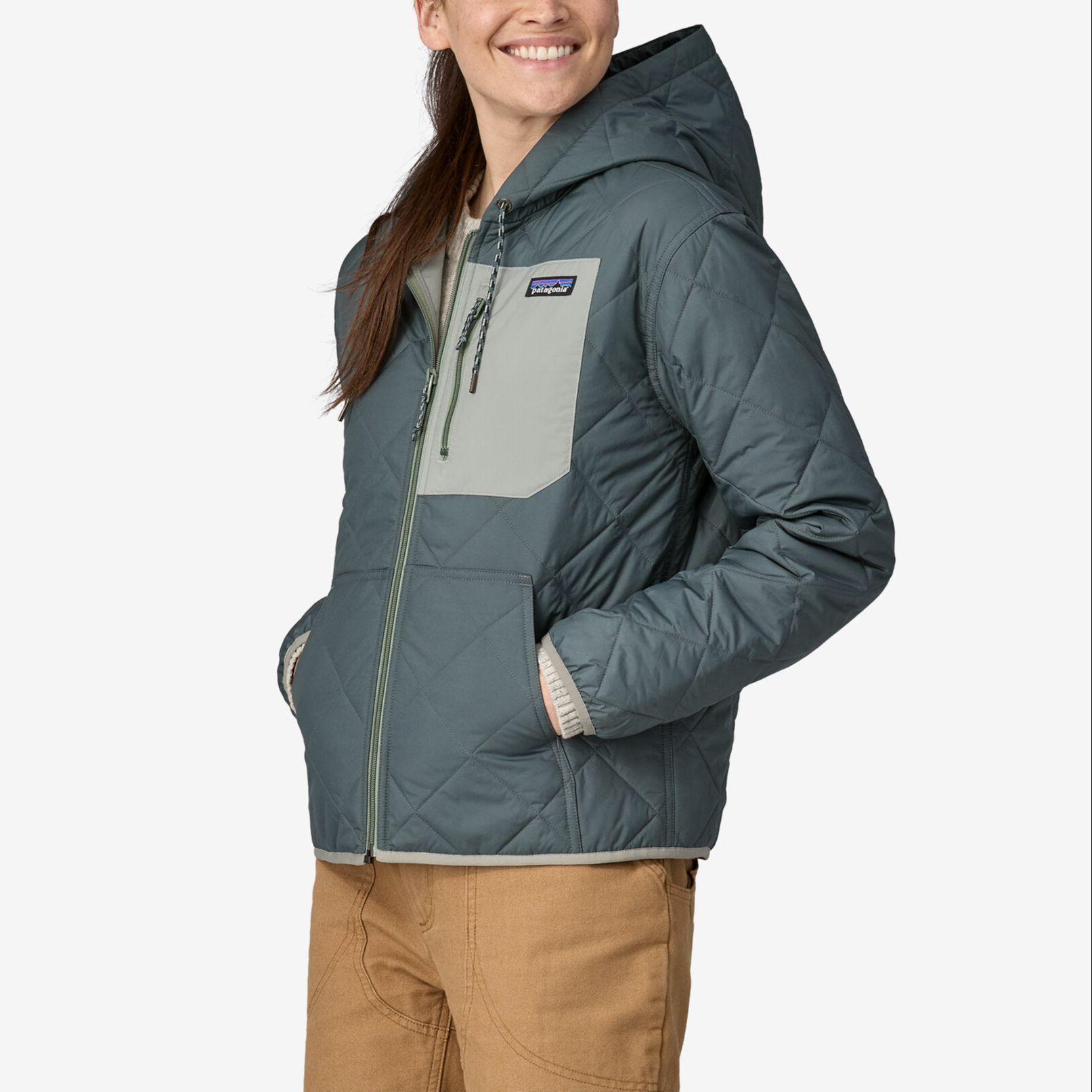 (Women) Patagonia  Diamond Quilted Zip Cotton Bomber Jacket 20695 圖 5