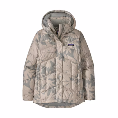 (Women) Patagonia Down With It 600-Fill Hooded Puffer Jacket - Slim Fit Warm Coat 28041