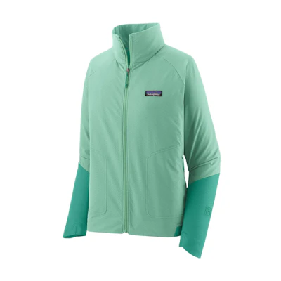 (Women) Patagonia Logo Printed Zip-Up Long-Sleeve Jacket. 85445