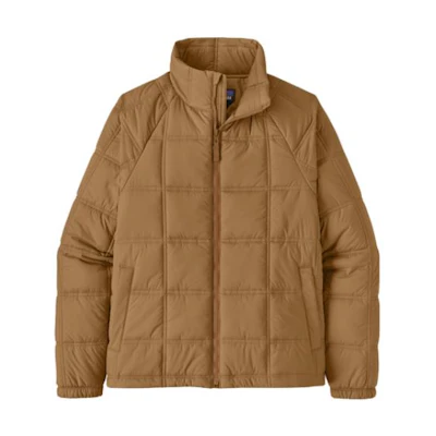 (Women) Patagonia Lost Canyon Cotton Insulated Plaid Short Zip-Up Jacket. 26865