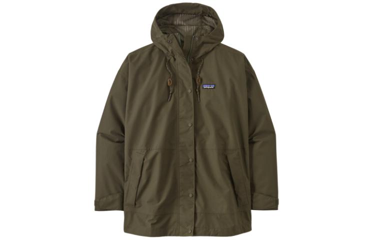 Order (W) Patagonia Chaqueta Impermeable con Logo y Capucha Ajustable para Uso Diario. 20405