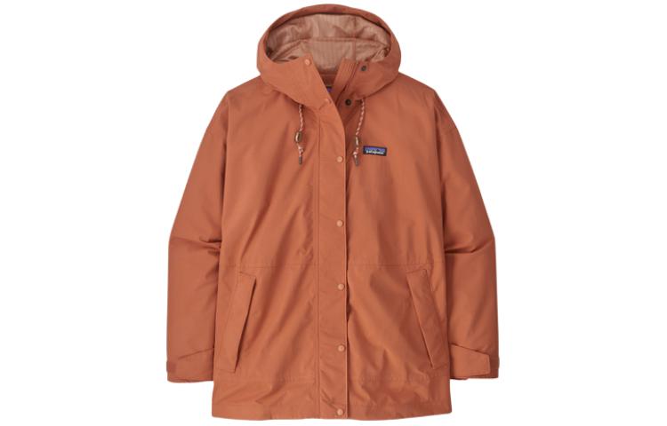 Details for (W) Patagonia Chaqueta Impermeable con Logo y Capucha Ajustable para Uso Diario. 20405