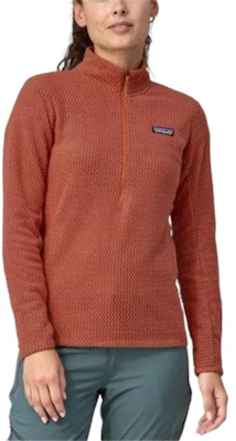 (W) Patagonia R1 Air Zip-Neck Fleece - Elástico, Transpirable, Secado Rápido. 40250 8