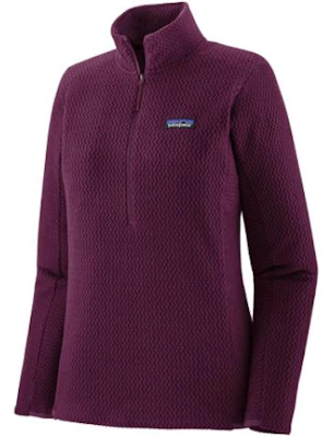 (W) Patagonia R1 Air Zip-Neck Fleece - Elástico, Transpirable, Secado Rápido. 40250 15