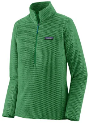 (W) Patagonia R1 Air Zip-Neck Fleece - Elástico, Transpirable, Secado Rápido. 40250 16