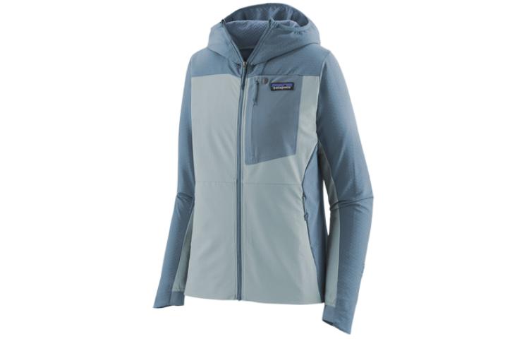 (Women) Patagonia  R1 Crossstrata Hoody Logo Fleece Jacket - Breathable & Stretchy. 85450 圖 14