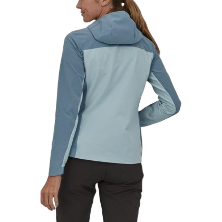 (Women) Patagonia  R1 Crossstrata Hoody Logo Fleece Jacket - Breathable & Stretchy. 85450 圖 16