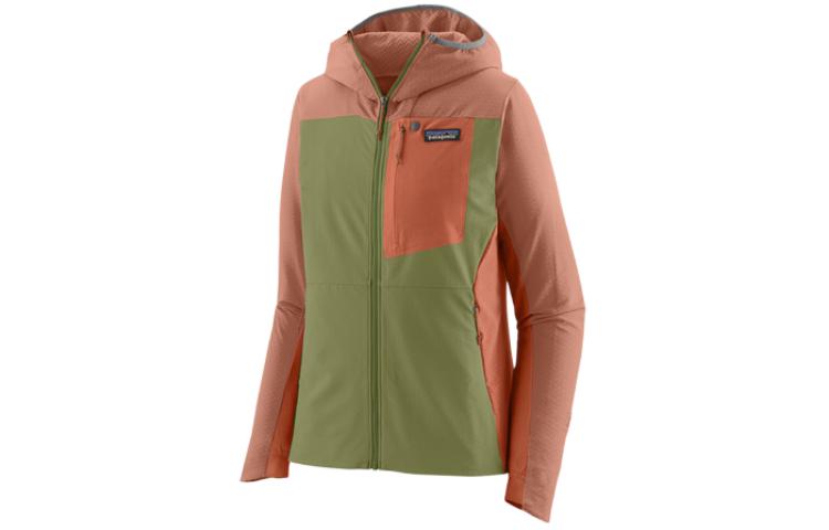 (Women) Patagonia  R1 Crossstrata Hoody Logo Fleece Jacket - Breathable & Stretchy. 85450 圖 10