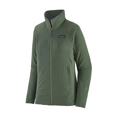 (Women) Patagonia R1 TechFace Jacket - Stretchy, Breathable Fleece with Logo. 83660