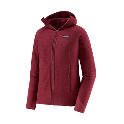 (Women) Patagonia R2 TechFace Hoody Fleece Jacket - Warm Softshell with Logo. 83735