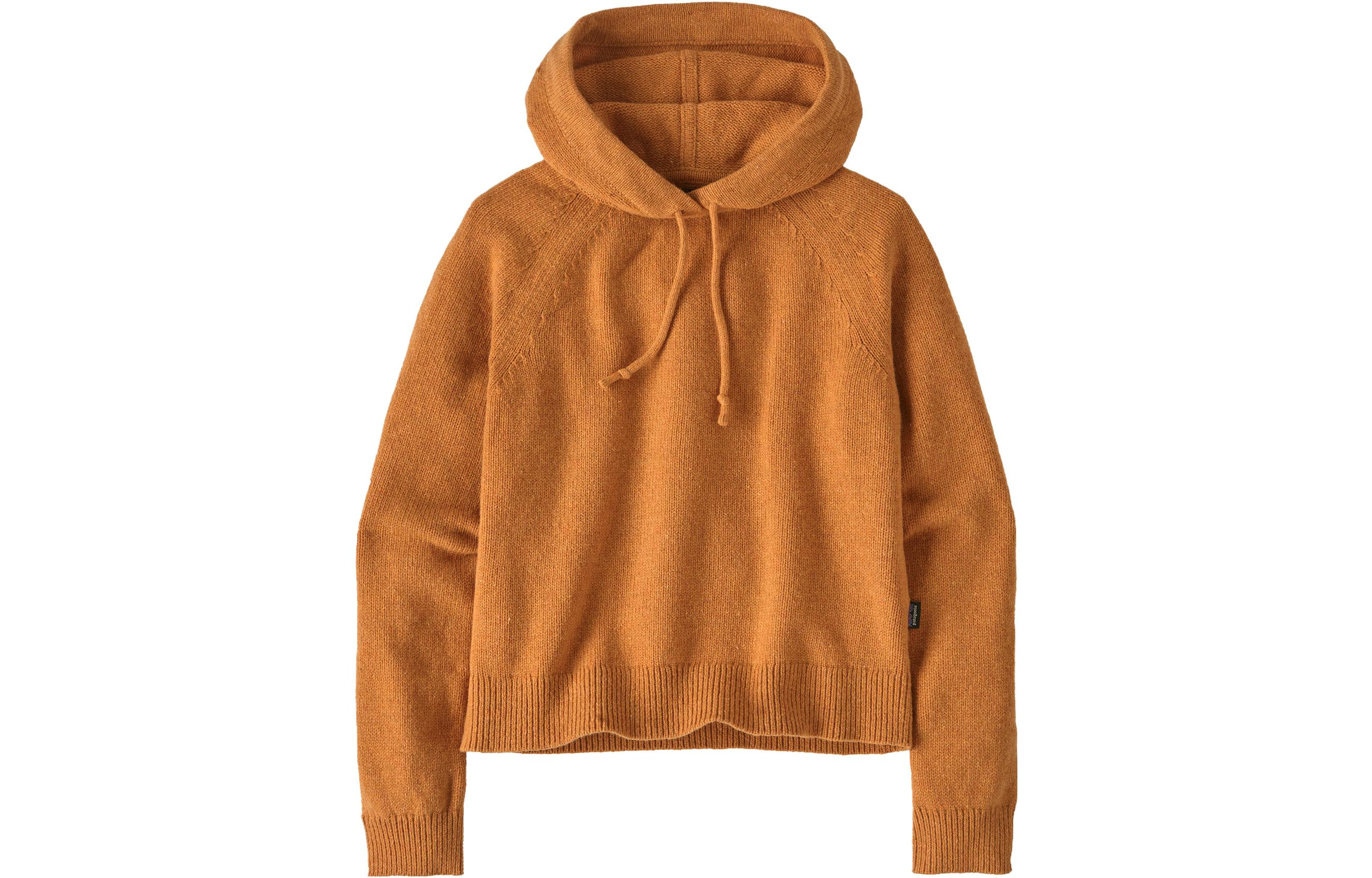(Women) Patagonia  Recycled Wool-Blend Hooded Pullover Sweater - Solid Knit Hoodie. 51095 圖 2