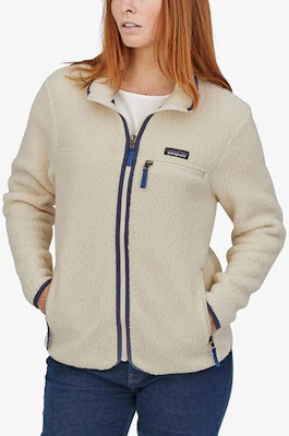(Women) Patagonia Retro Pile Fleece Jacket Windproof Warm Vintage Style 22795 Purchase (Women) Patagonia Retro Pile Fleece Jacket Windproof Warm Vintage Style 22795