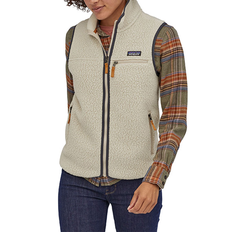 Details for (W) Chaleco Polar Patagonia Retro Pile Color Sólido Diseño Cálido. 22826