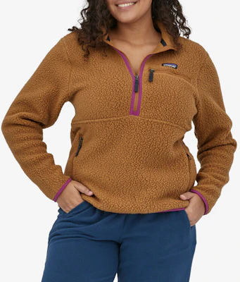 (W) 巴塔哥尼亞 Retro Pile 單色半拉鍊羊毛外套 22835 5