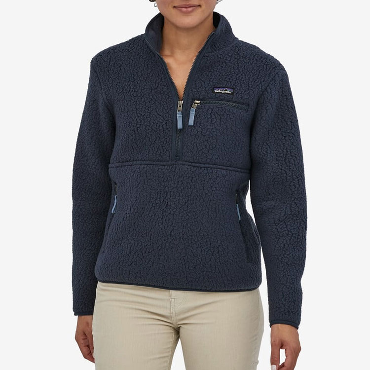 Lookbook (W) 巴塔哥尼亞 Retro Pile 單色半拉鍊羊毛外套 22835