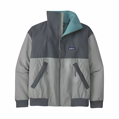 (Women) Patagonia Shelled Synchilla Jacket Full-Zip Stand Collar Long Sleeve 23020