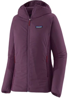 (W) Patagonia Jaket Zip-Up Logo Cetakan Warna Solid. 84426 5