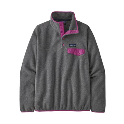 (Women) Patagonia Synchilla Snap-T Fleece Pullover Soft Warm Sweatshirt 25455
