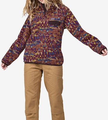 (W) Patagonia Synchilla Snap-T Forro Polar Cálido y Suave Jersey/Sudadera 25455 Sizing (W) Patagonia Synchilla Snap-T Forro Polar Cálido y Suave Jersey/Sudadera 25455