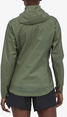 (Women) Patagonia Houdini Jacket Solid Color Breathable Lightweight Zip Hoodie 24147 5