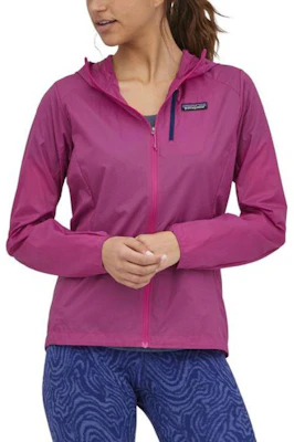 (Women) Patagonia Houdini Jacket Solid Color Breathable Lightweight Zip Hoodie 24147 7