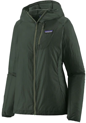 (Women) Patagonia Houdini Jacket Solid Color Breathable Lightweight Zip Hoodie 24147 14
