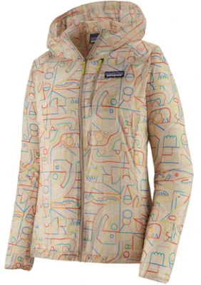 (Women) Patagonia Houdini Jacket Solid Color Breathable Lightweight Zip Hoodie 24147 17