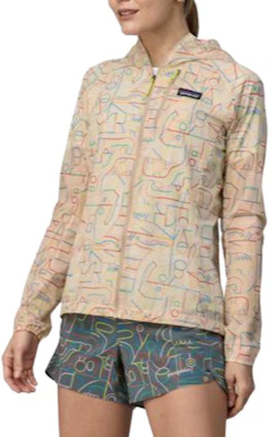 (Women) Patagonia Houdini Jacket Solid Color Breathable Lightweight Zip Hoodie 24147 18