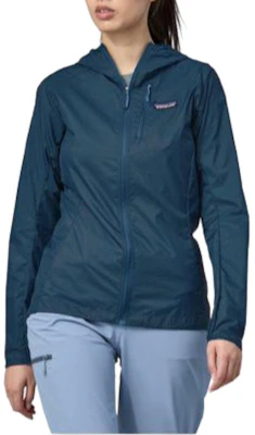 (Women) Patagonia Houdini Jacket Solid Color Breathable Lightweight Zip Hoodie 24147 23