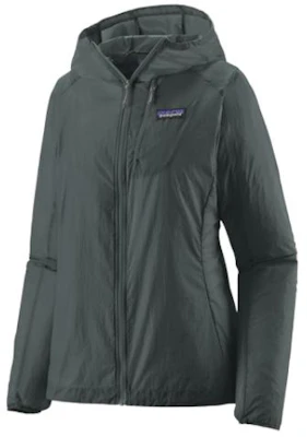 (Women) Patagonia Houdini Jacket Solid Color Breathable Lightweight Zip Hoodie 24147 24